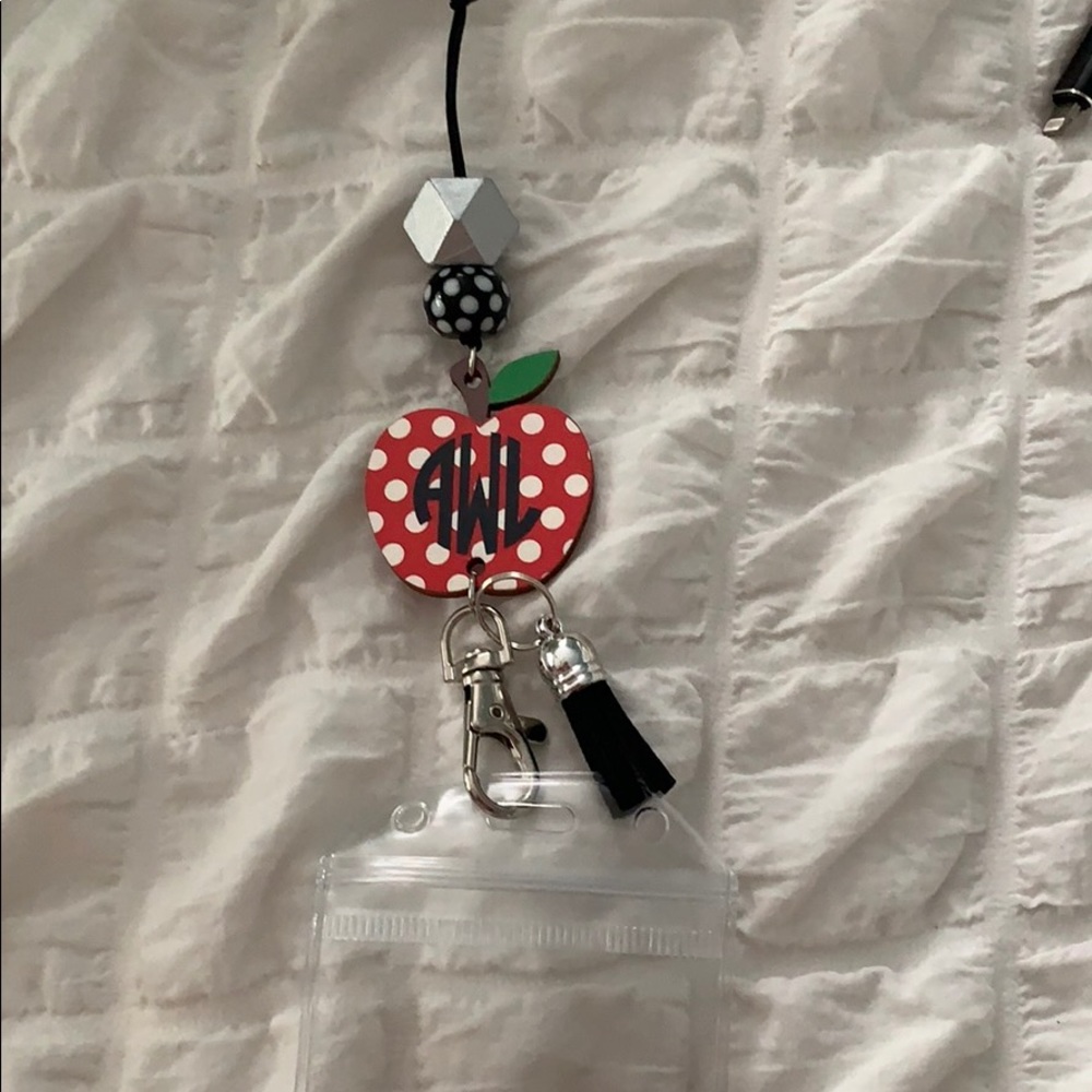 Monogram lanyard